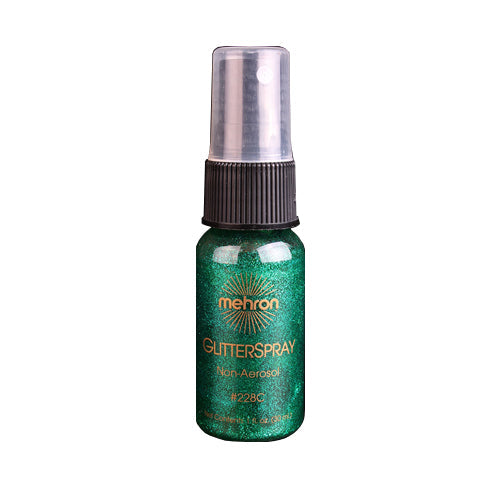 mehron GlitterSpray - Green