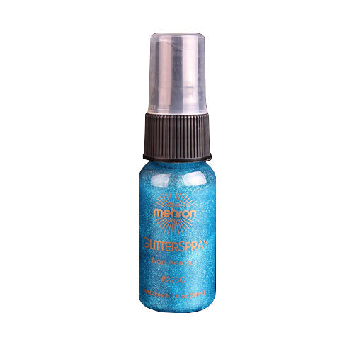 mehron GlitterSpray - Blue