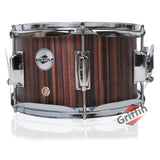 GRIFFIN Firecracker Snare Drum - Acoustic Popcorn 10" x 6" Poplar Mini Wood Shell & Black Hickory PVC - Concert Marching Percussion Musical Instrument by GeekStands.com