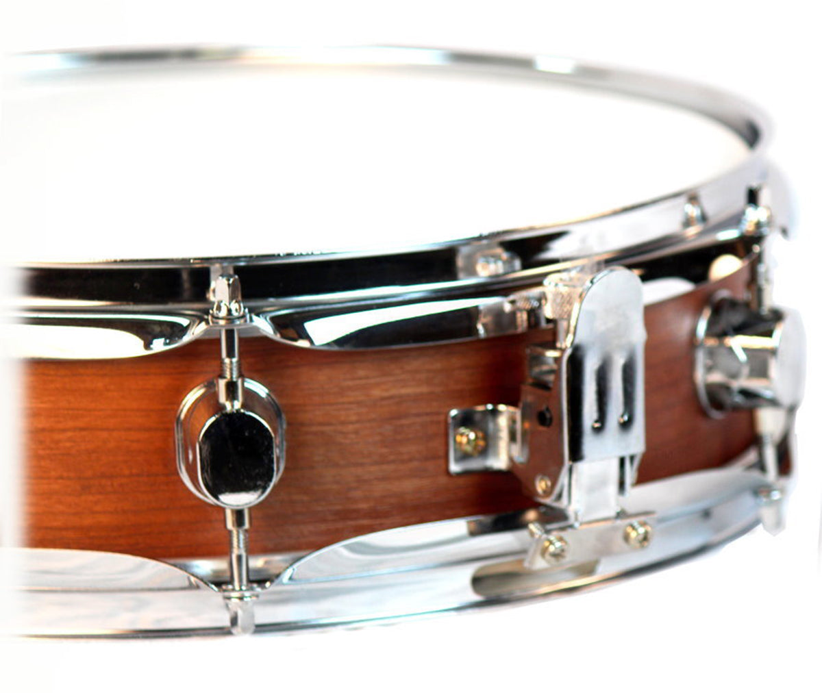 Piccolo Snare Drum 13" x 3.5" by GRIFFIN - 100% Poplar Wood Shell with Black Hickory Finish & Coated Drum Head - Drummers Acoustic Marching Kit by GeekStands.com