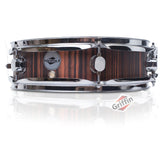 Piccolo Snare Drum 13" x 3.5" by GRIFFIN - 100% Poplar Wood Shell Black Hickory Finish & Drum Head by GeekStands.com