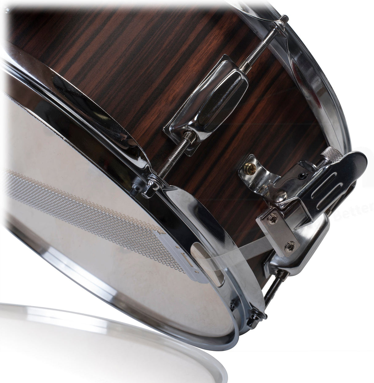 Snare Drum Set by GRIFFIN - Includes Snare Stand, 2 Pairs of Maple Drum Sticks & Drum Key | Wood Shell Drum Set, Chrome Holder Acoustic Marching Percussion Musical Instrument Practice Package by GeekStands.com