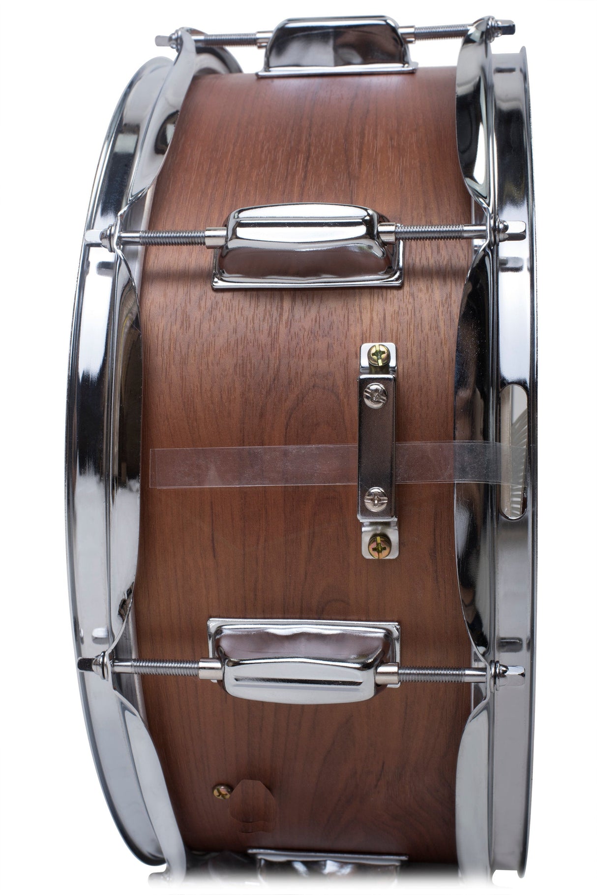 GRIFFIN Snare Drum - Poplar Wood Shell 14" x 5.5" with Flat Hickory PVC - 8 Metal Tuning Lugs & Snare Strainer Throw Off - Percussion Instrument Kit by GeekStands.com