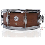 GRIFFIN Snare Drum - Poplar Wood Shell 14" x 5.5" with Flat Hickory PVC - 8 Metal Tuning Lugs by GeekStands.com