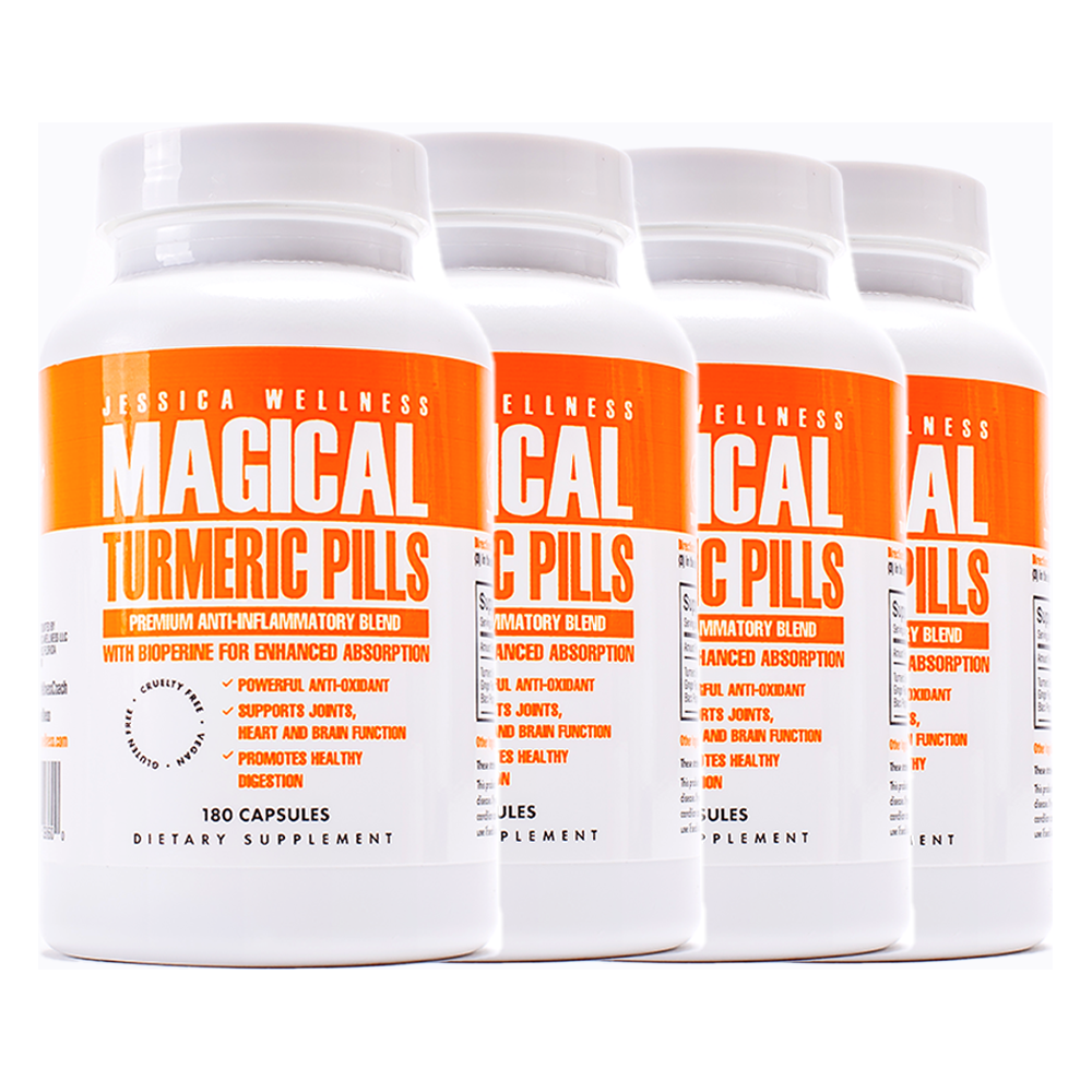 Magical Turmeric Pills (Pack of 4) by Jessica Wellness Shop