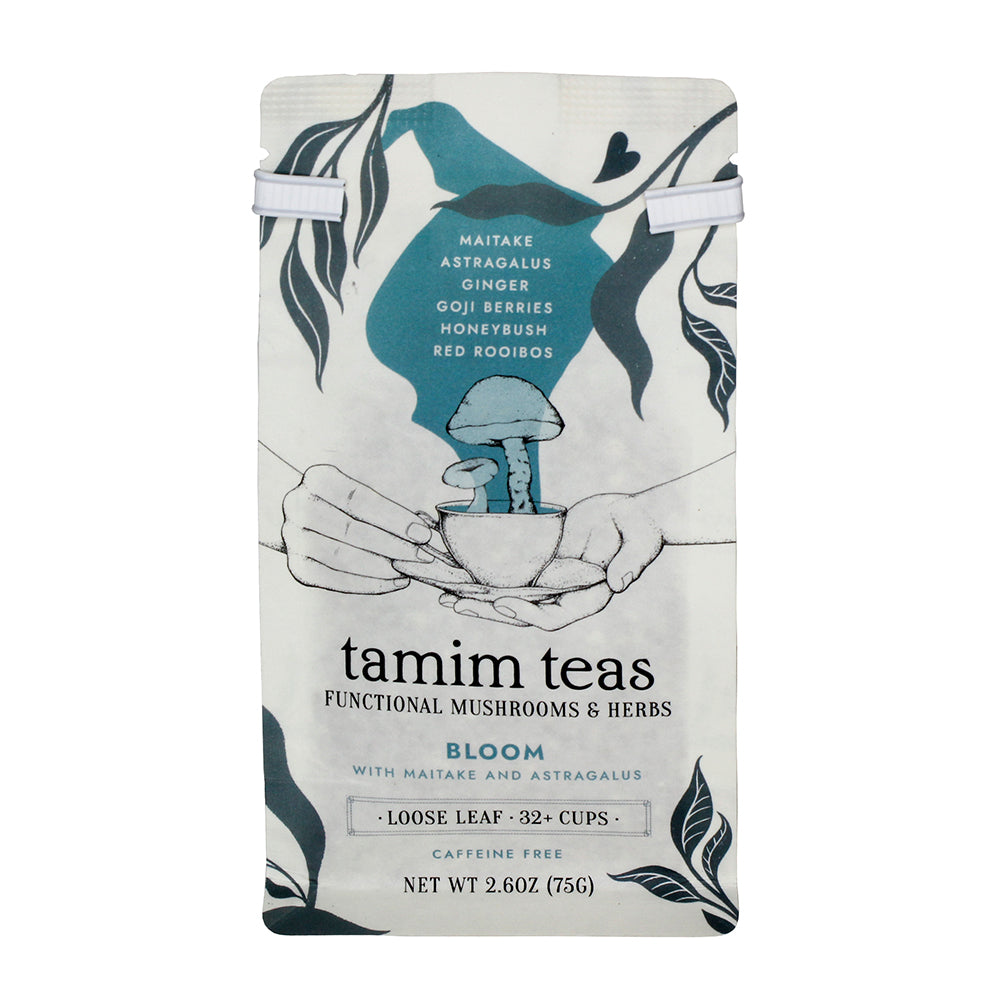 Bloom I Maitake Mushroom Tea with Astragalus and Goji Berries. by Tamim Teas