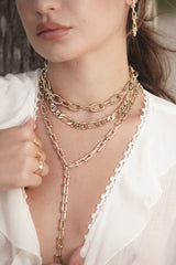 Margaux Lariat Necklace by eklexic jewelry