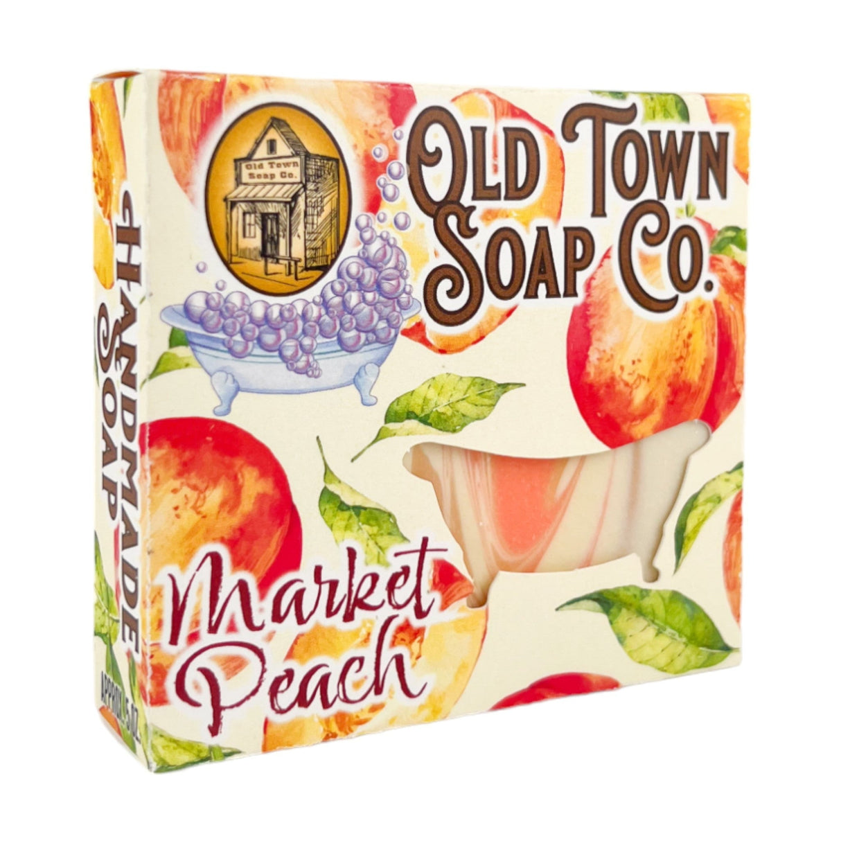 Market Peach -Bar Soap by Old Town Soap Co.