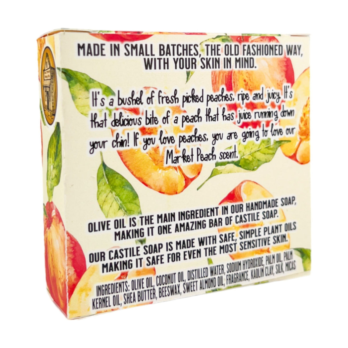 Market Peach -Bar Soap by Old Town Soap Co.