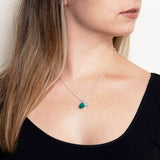 May Emerald Birthstone Necklace by Tiny Rituals