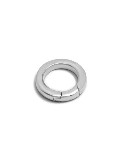 Silver Medium Circular Clicker Clasp by JAREDJAMIN Jewelry