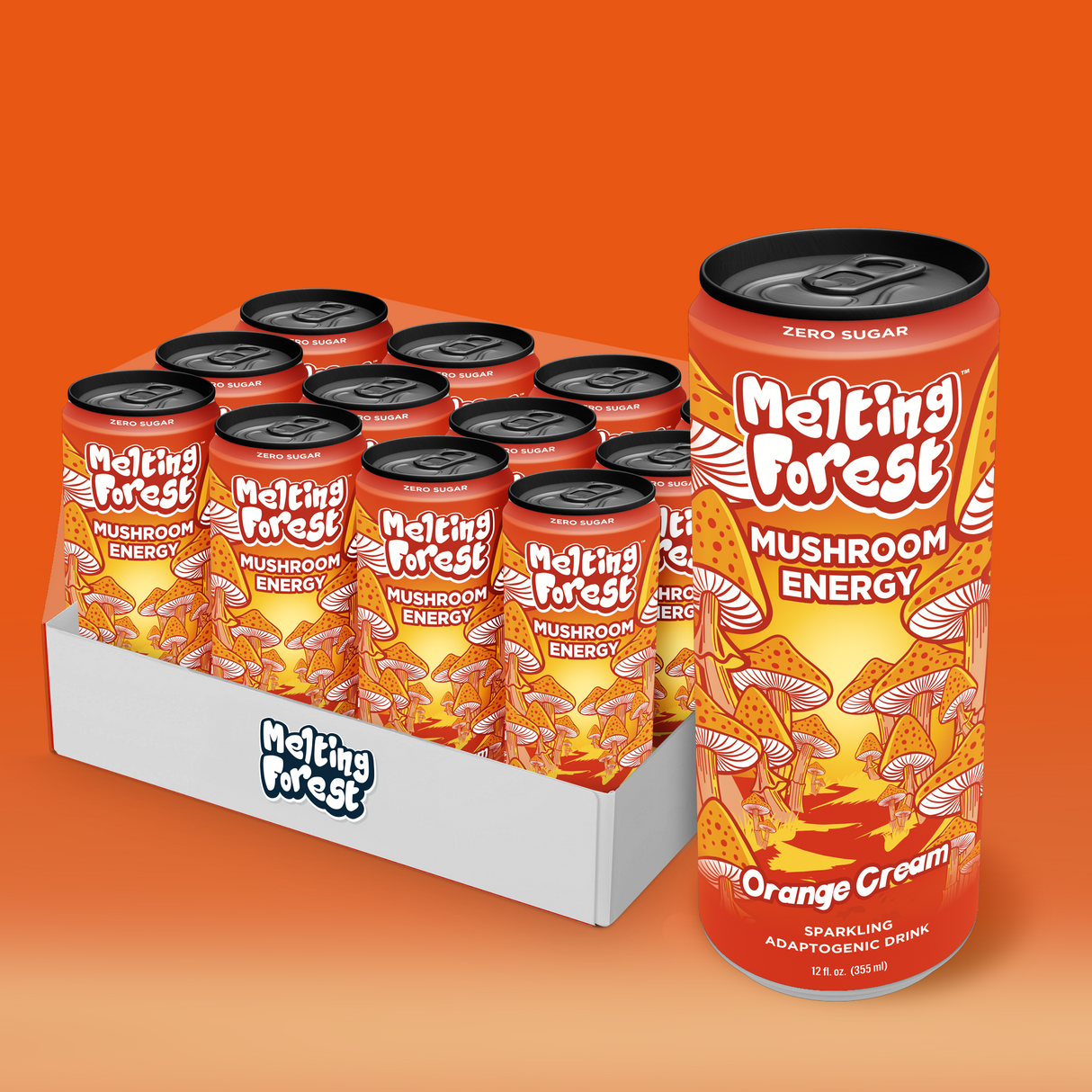 Mushroom Energy Drink 12 Pack by Melting Forest