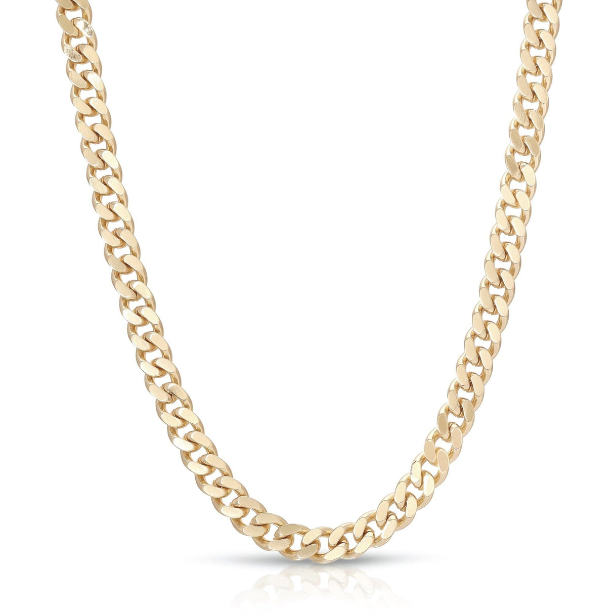 Micro Link Curb Chain Necklace by eklexic jewelry