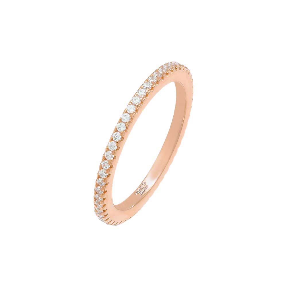 Micro Pavé Eternity Band by By Adina Eden