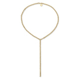 Micro Royal Rolo Chain Lariat by eklexic jewelry