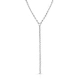 Micro Royal Rolo Chain Lariat by eklexic jewelry