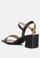 keeyana block heel sandals by London Rag