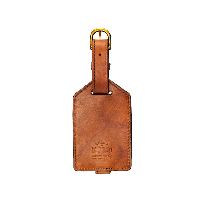 Campaign Leather Luggage Tag by Mission Mercantile Leather Goods