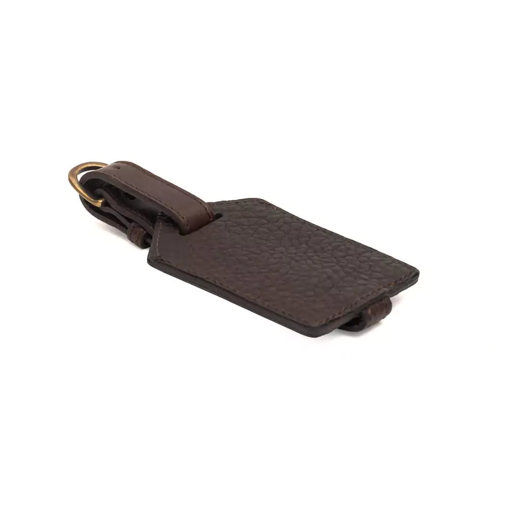 Campaign Leather Luggage Tag by Mission Mercantile Leather Goods