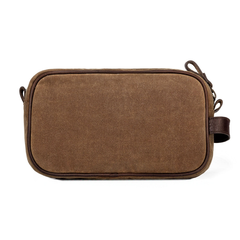 Campaign Waxed Canvas Toiletry Shave Kit by Mission Mercantile Leather Goods