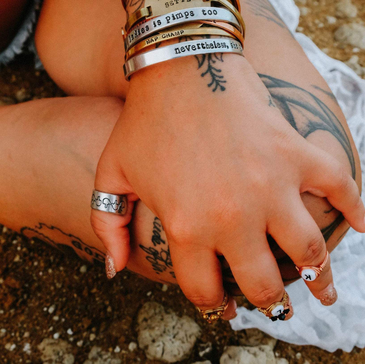 Mushroom Silver Ring by Salt and Sparkle