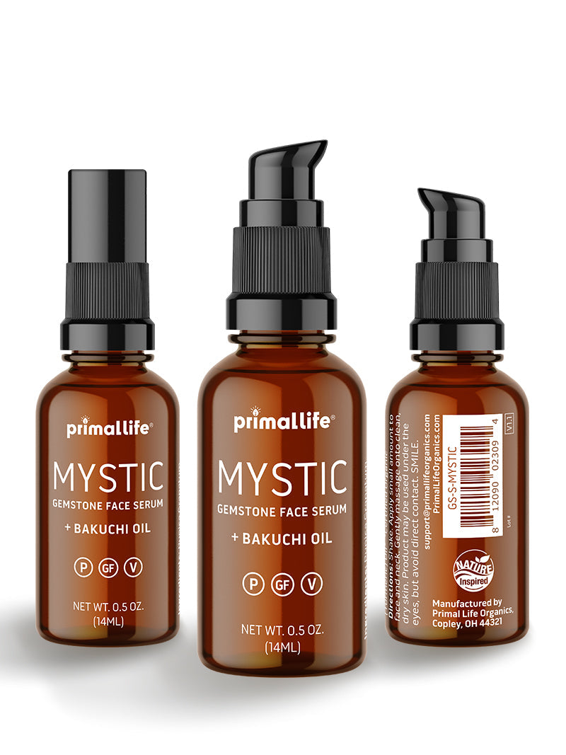 Mystic Gemstone & Hemp Facial Serum by Primal Life Organics #1 Best Natural Dental Care