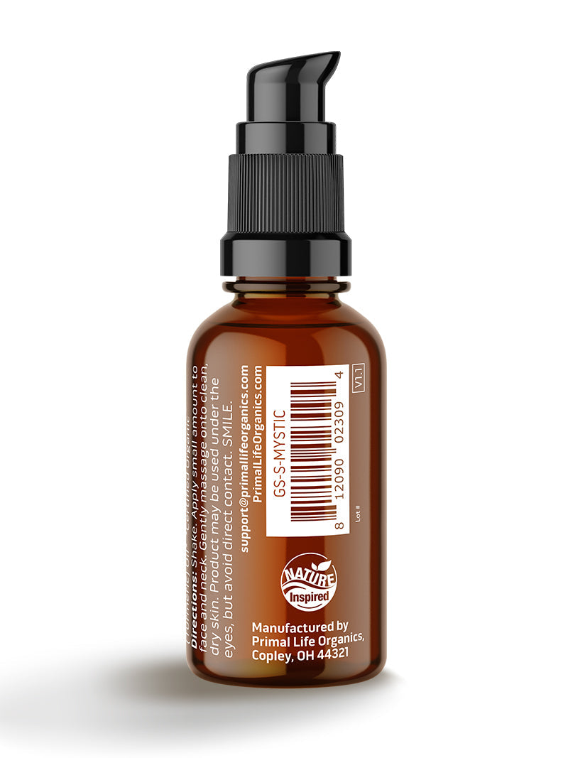 Mystic Gemstone & Hemp Facial Serum by Primal Life Organics #1 Best Natural Dental Care