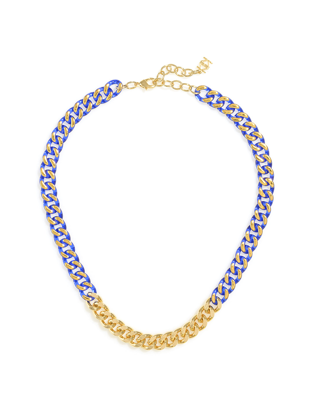 Touch Of Color Chain Collar Necklace by ZENZII