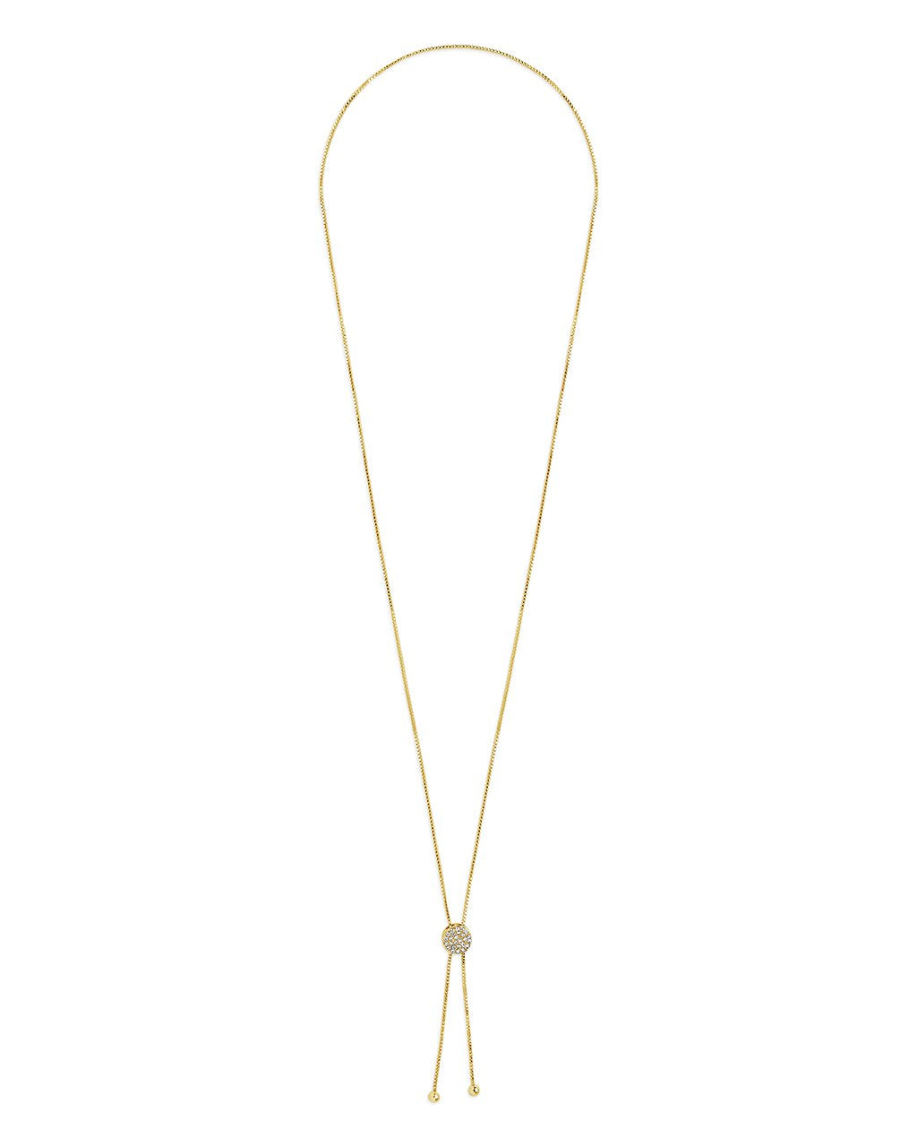 CZ Slider Bolo Necklace by Sterling Forever