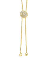 CZ Slider Bolo Necklace by Sterling Forever