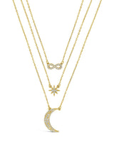 CZ Celestial Infinity Necklace by Sterling Forever