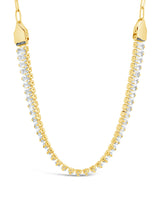 Sarai CZ & Chain Tennis Necklace by Sterling Forever