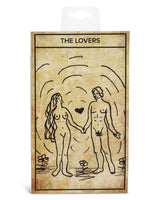 The Lovers Tarot Card Necklace by Sterling Forever