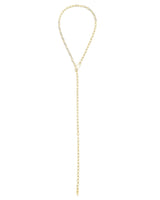 Chain Link Lariat Necklace by Sterling Forever