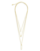 Geometric Multi Layer Necklace by Sterling Forever