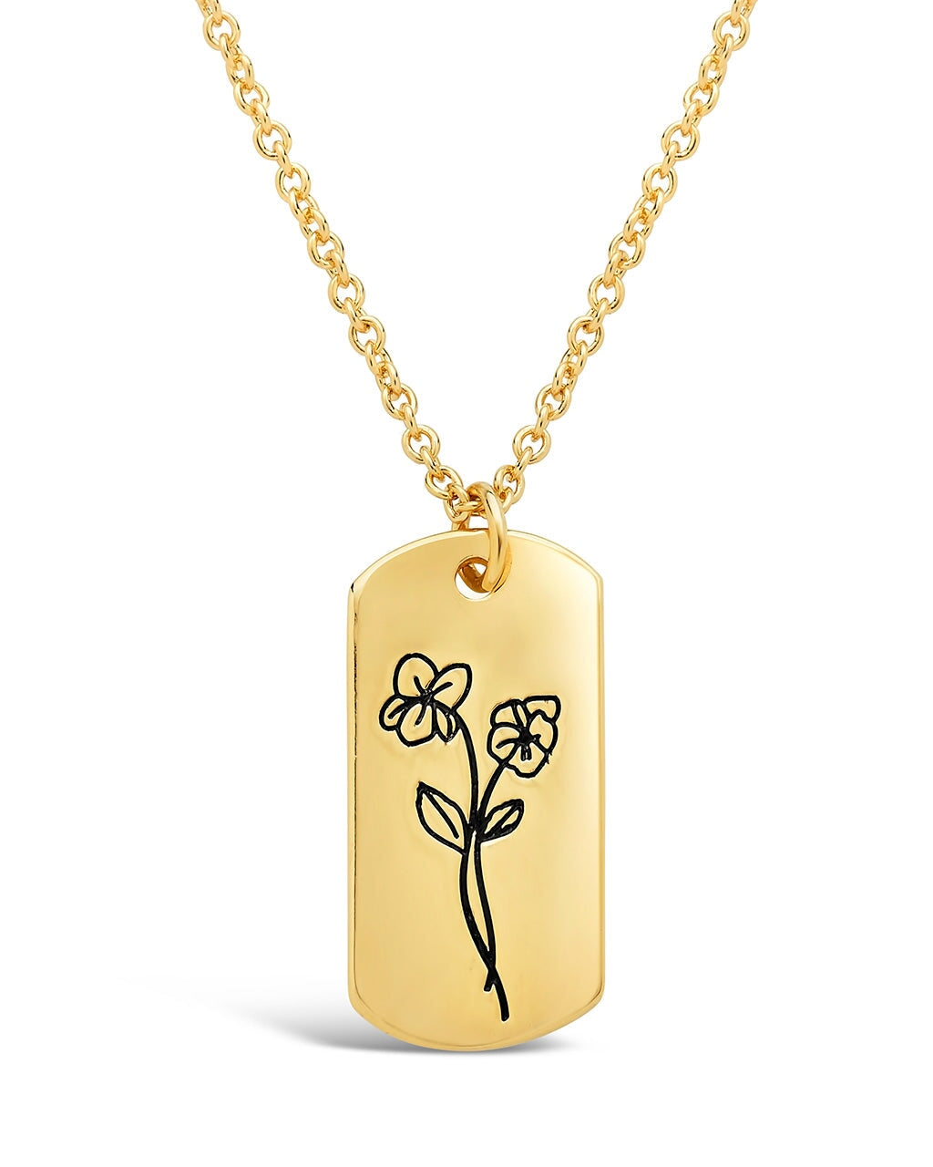 Birth Flower Pendant by Sterling Forever