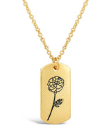 Birth Flower Pendant by Sterling Forever