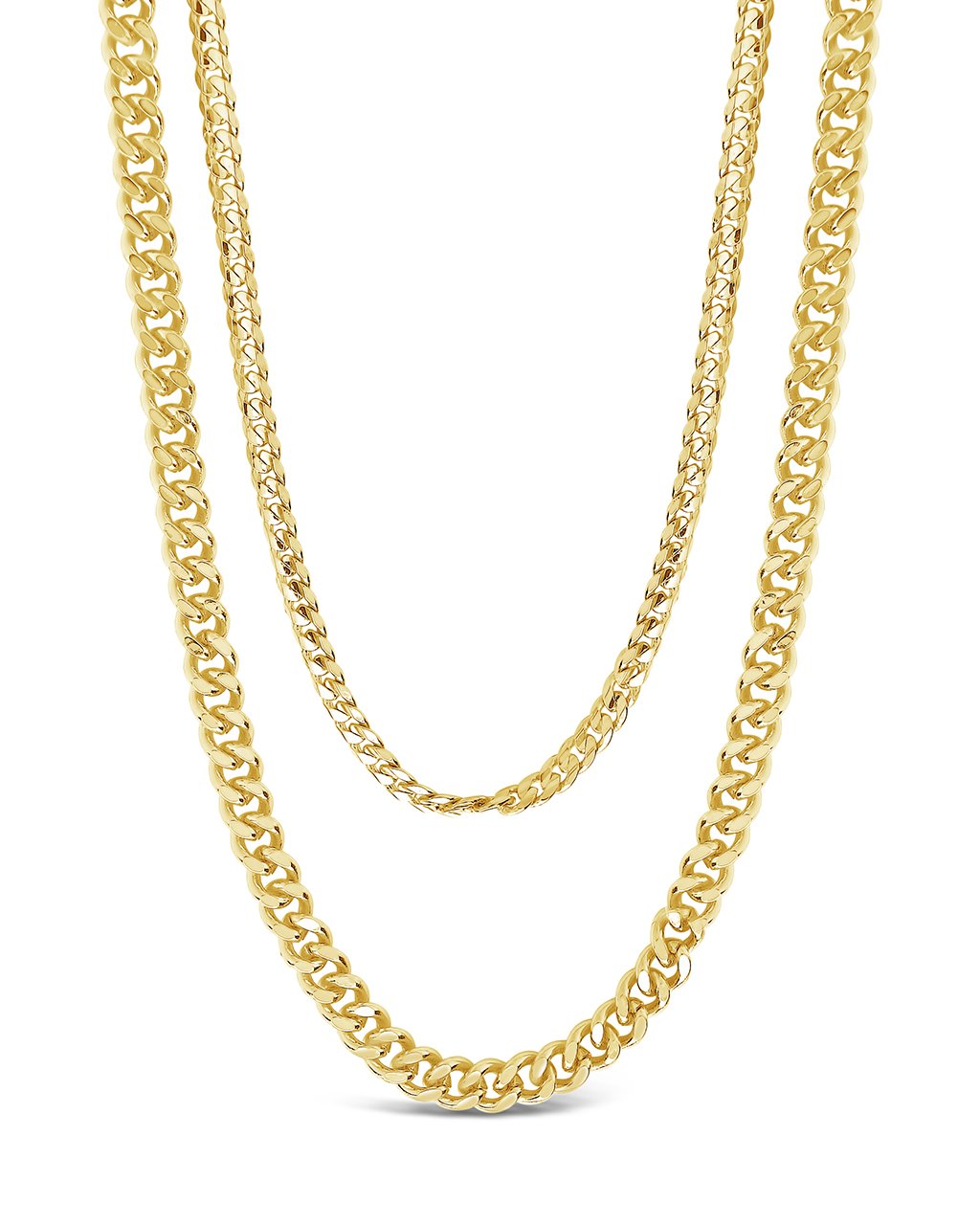 Everyday Layered Curb Chain Necklace by Sterling Forever