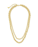 Bold Layered Rolo Chain Necklace by Sterling Forever