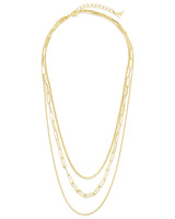 Kori Triple Layered Chain Necklace by Sterling Forever