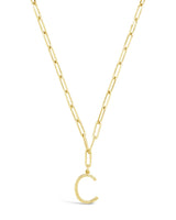 Braided Initial Pendant Necklace by Sterling Forever