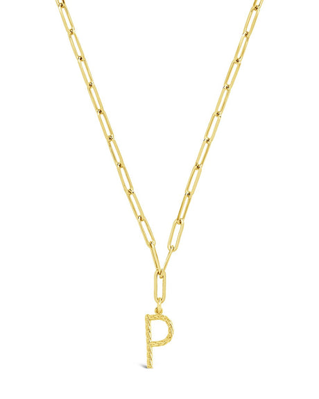 Braided Initial Pendant Necklace by Sterling Forever