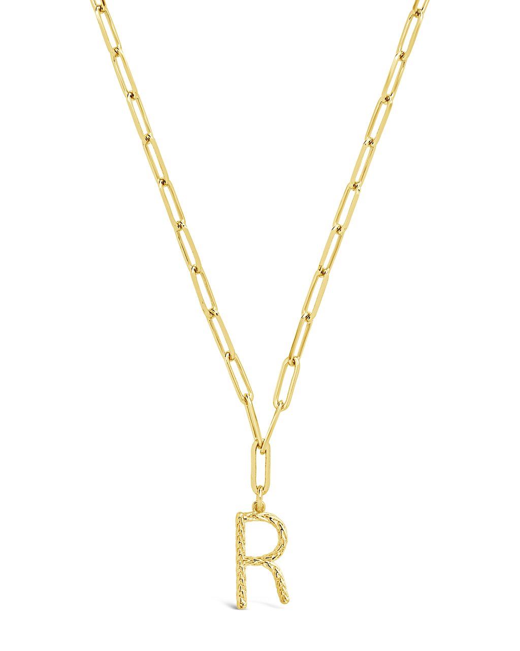 Braided Initial Pendant Necklace by Sterling Forever