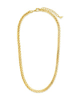 14K Gold Plated Wheat Chain Necklace by Sterling Forever