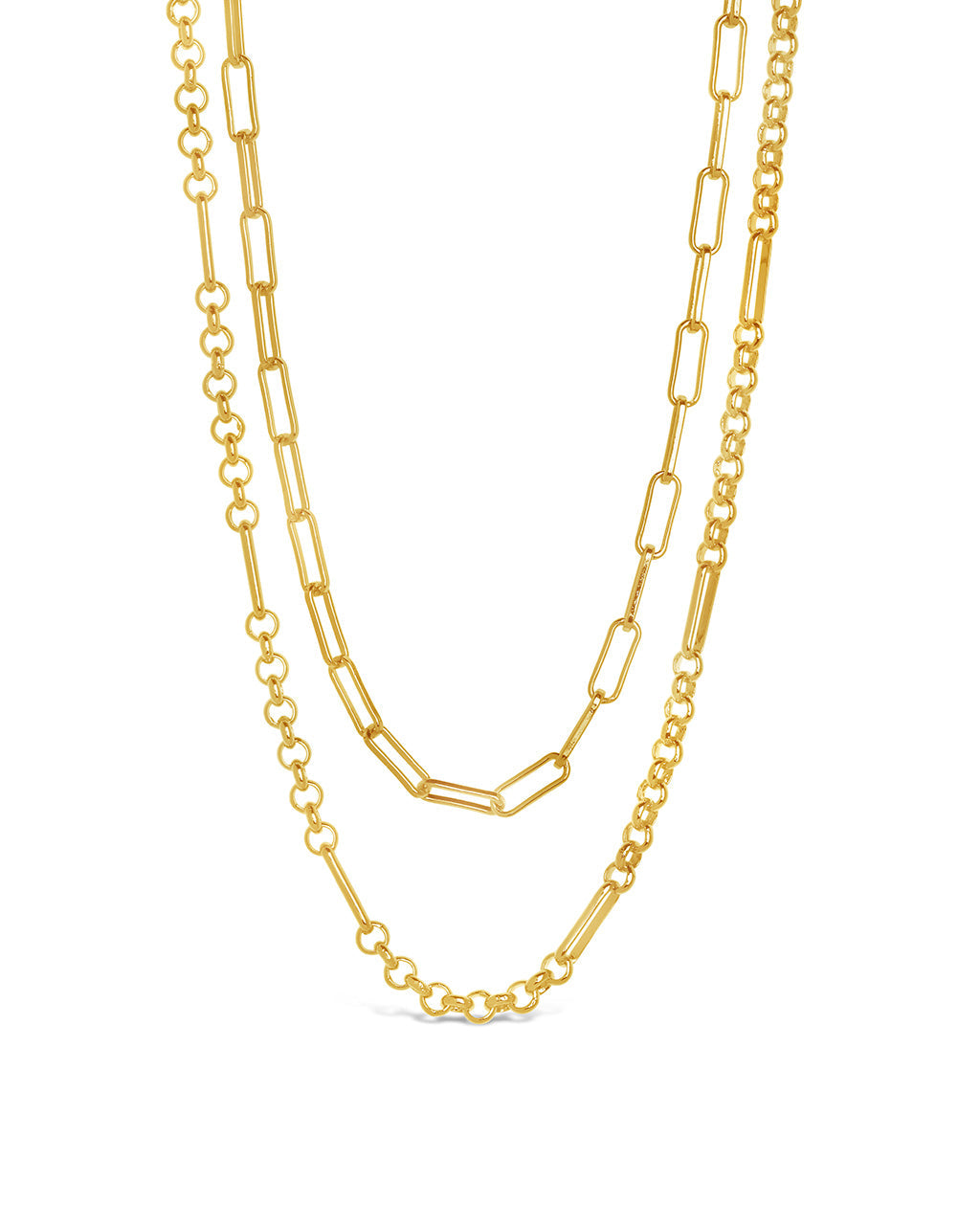 Shirin Layered Chain Necklace by Sterling Forever