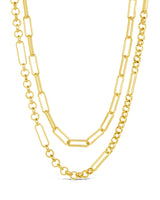 Shirin Layered Chain Necklace by Sterling Forever