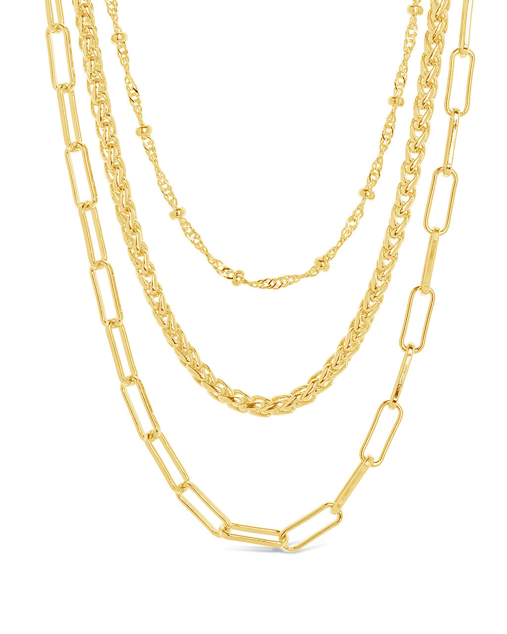 Parisa Layered Chain Necklace by Sterling Forever