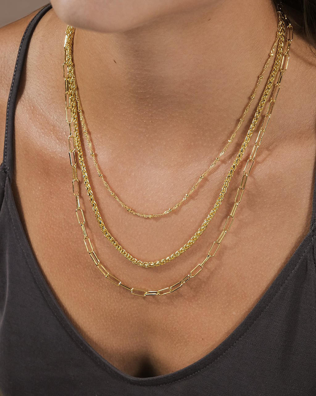 Parisa Layered Chain Necklace by Sterling Forever