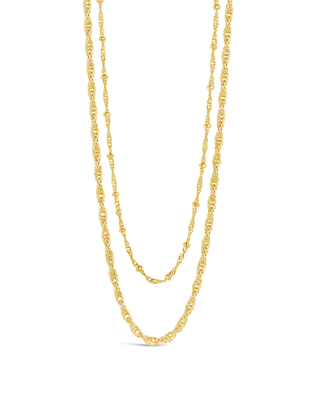 Raya Layered Chain Necklace by Sterling Forever