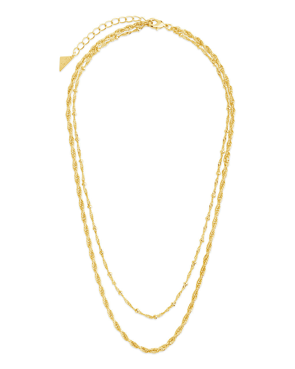 Raya Layered Chain Necklace by Sterling Forever